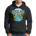 Vintage Orange Cove California River Valley Souvenir Print Hoodie