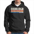 Vintage Retro 70S 80S Style Hometown Of Coalinga Ca Hoodie