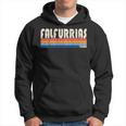 Vintage Retro 70S 80S Style Hometown Of Falfurrias Tx Hoodie
