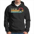 Vintage Retro Sunset Paddle Id Hit That Pickleball Players Hoodie