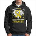 I Wear Gold For Childhood Golden Ribbon Cancer Awareness Hoodie