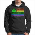 Weed Marijuana Cannabis Gay Lgbt Pride American Flag Trans Hoodie