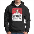 Western Southern Bull Skull Cowboy Killer Cowgirl Rodeo Rodeo Funny Gifts Hoodie