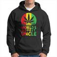 Worlds Dopest Uncle Rasta Jamaican Weed Cannabis 420 Stoner Hoodie