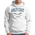 Amalfi Coast Italy Vintage Nautical Paddles Sports Oars Hoodie