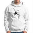 Big Creepy Scary Silhouette Spider Image Hoodie