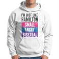 Bisexual Bi Pride Flag Im Just Like Hamilton Small Angry & Hoodie