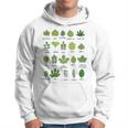 Different Types Of Tree Leaves Common Leaves Nature Lovers Hoodie