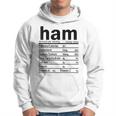 Ham Nutrition Facts Thanksgiving Christmas Food Hoodie