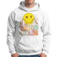 Hello Third Grade Hippie Smile Face 3Rd Grade Back To School 3Rd Grade Funny Gifts Hoodie