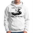 I Like To Travel From Time To Time Funny Retro Car Vacation Vacation Funny Gifts Hoodie