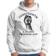 Junenth Fist Celebrate Freedom Independence Day Hoodie