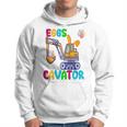 Kids Eggscavator Happy Easter Funny Excavator Hunting Egg Kids Hunting Funny Gifts Hoodie