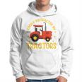 Kids Tractor Toddler Boys Farm Easily Distracted By Tractors Hoodie