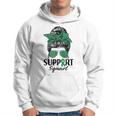 Messy Bun Sunglasses Support Squad Liver Disease Awareness Hoodie