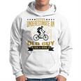 Never Underestimate An Old Guy On A Bicycle Cycling Lover Cycling Funny Gifts Hoodie
