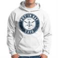 Put-In-Bay Ohio Oh Vintage Boat Anchor & Oars Hoodie