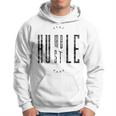 Stay Humble & Hustle Hard Quote Black Text Hoodie