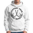 Support Your Local Hookers Fisherman Fish Funny Fishing Hoodie
