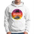 Never Underestimate An Old Man With A Snowmobile Tractor Hoodie
