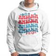 Vintage American Groovy 4Th Of July America Patriotic Usa Patriotic Funny Gifts Hoodie