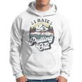 Vintage Truck Towing Boat Captain Funny I Hate Pulling Out Hoodie