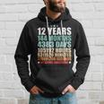 12 Years 144 Months Of Being Awesome Funny Twelve Years Old Hoodie Gifts for Him