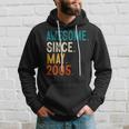 18 Year Old Awesome Since May 2005 18Th Birthday Hoodie Gifts for Him