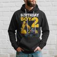2 Birthday Boy Construction Theme 2 Years Old Birthday Hoodie Gifts for Him