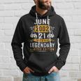 21 Years Old Gifts Vintage June 2002 21St Birthday Gift For Mens Hoodie Gifts for Him
