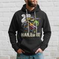 2Nd Grade Nailed It Dinosaur Monster Truck Graduation Cap Hoodie Gifts for Him