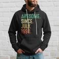 30 Year Old Awesome Since July 1993 30Th Birthday 30Th Birthday Funny Gifts Hoodie Gifts for Him
