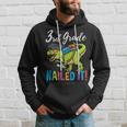 3Rd Grade Nailed It Dinosaur Graduation Hoodie Gifts for Him