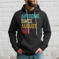 41 Year Old Awesome Since August 1982 41St Birthday Hoodie Gifts for Him