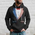 4Th Of July Independence Day American Flag Tuxedo Hoodie Gifts for Him