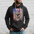 4Th Of July Patriotic Skeleton 4Th Of July American Flag Patriotic Funny Gifts Hoodie Gifts for Him