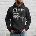 5Th Grade Girl Definition Funny Back To School Student Hoodie Gifts for Him