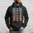 835 Pennsylvania Usa Multi Color Area Code Hoodie Gifts for Him
