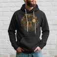 Acoustic Guitar Tree Guitarist Landscape Nature Music Lover Hoodie Gifts for Him