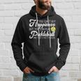Addicted Pickleball Addict Funny Pickleball Dad Player Hoodie Gifts for Him