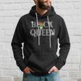 Afro Woman Black Queen Bling Rhinestone Black Queen Diamond Hoodie Gifts for Him