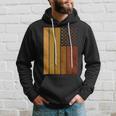 American Flag With Melanin Glitters Shades - Black Pride Hoodie Gifts for Him