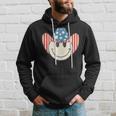 American Smile Face Cowboy Cowgirl 4Th Of July Howdy Rodeo Hoodie Gifts for Him