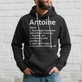 Antoine Definition Personalized Name Birthday Hoodie Gifts for Him