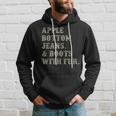 Apple Bottom Jeans And Boots With Fur Hoodie Gifts for Him