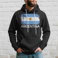 Argentinian Flag Vintage Made In Argentina Hoodie Gifts for Him