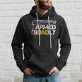 Armed And Dadly Veteran Dad Gun Hoodie Gifts for Him
