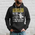 Assistant Store Manager Hearts Ninja Actual Job Title Hoodie Gifts for Him