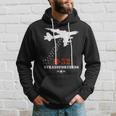 B52 Stratofortress Tech Drawing Cold War Bomber Hoodie Gifts for Him