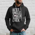 Baseball Best Uncle Coach Ever Proud Dad Daddy Fathers Hoodie Gifts for Him